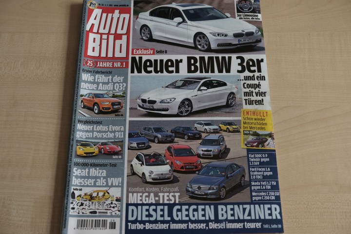 Deckblatt Auto Bild (26/2011)